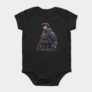 Anti Terrorist Squad Baby Bodysuit